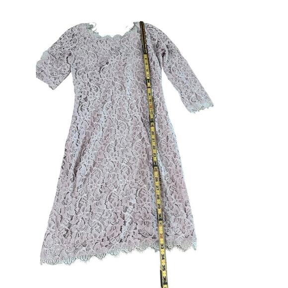 Diane Von Furstenberg Women's Beige DVF Zarita Lace Sheath Dress Size 2 - Picture 7 of 15